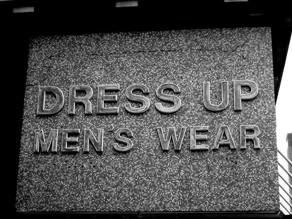 A department store sign in New Orleans. Shot with my Canon S200.