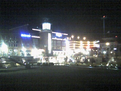 Another bright and shiny night in Bricktown and I've gotta work. :-(