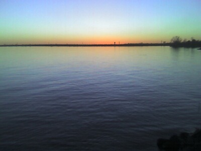 A nice sunset for a very nice day.