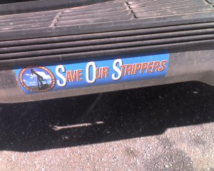 A Very Odd Bumper Sticker