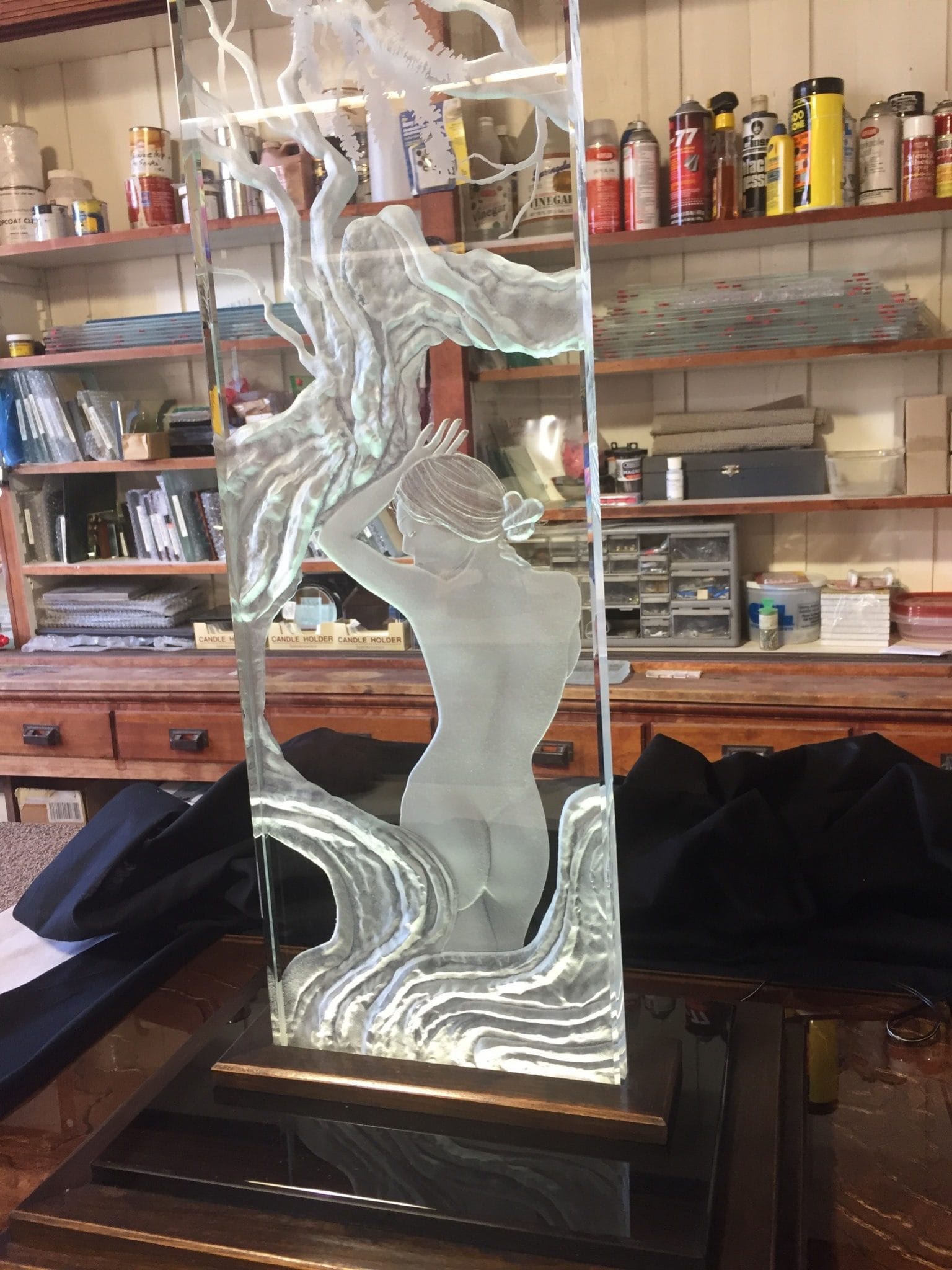 Glass Sculpture @ Glass River Design