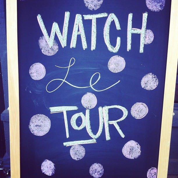 Watch Le Tour sign