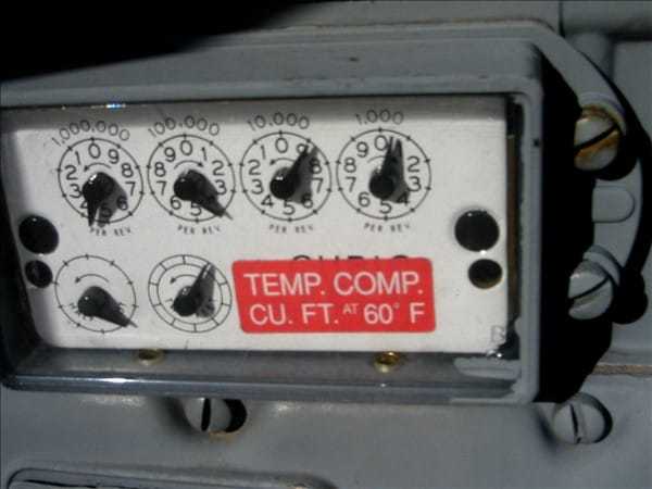 Gas meter 63634814 o