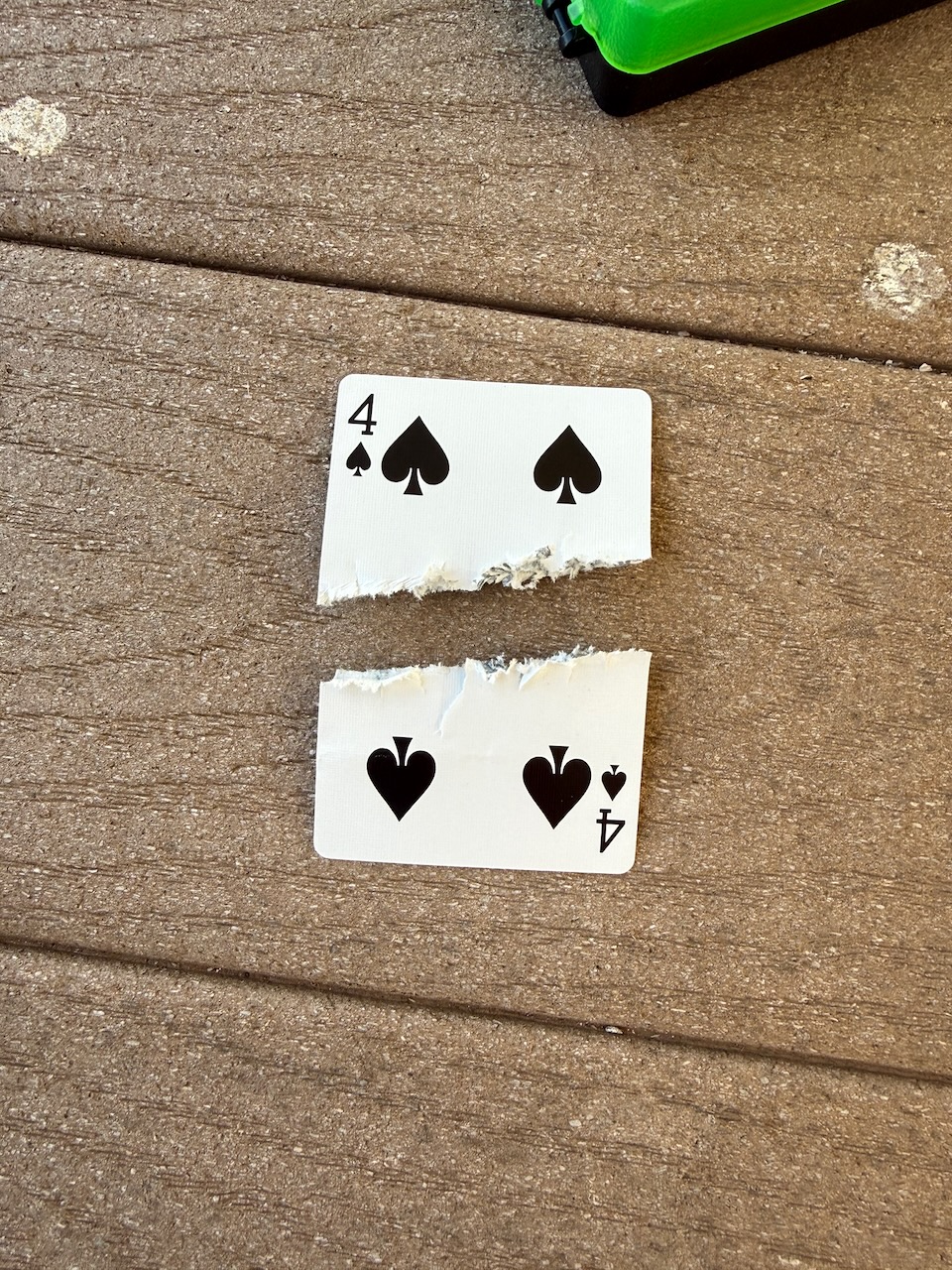 Splitting Cards