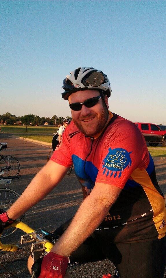 Picgture of me getting ready for the ride.