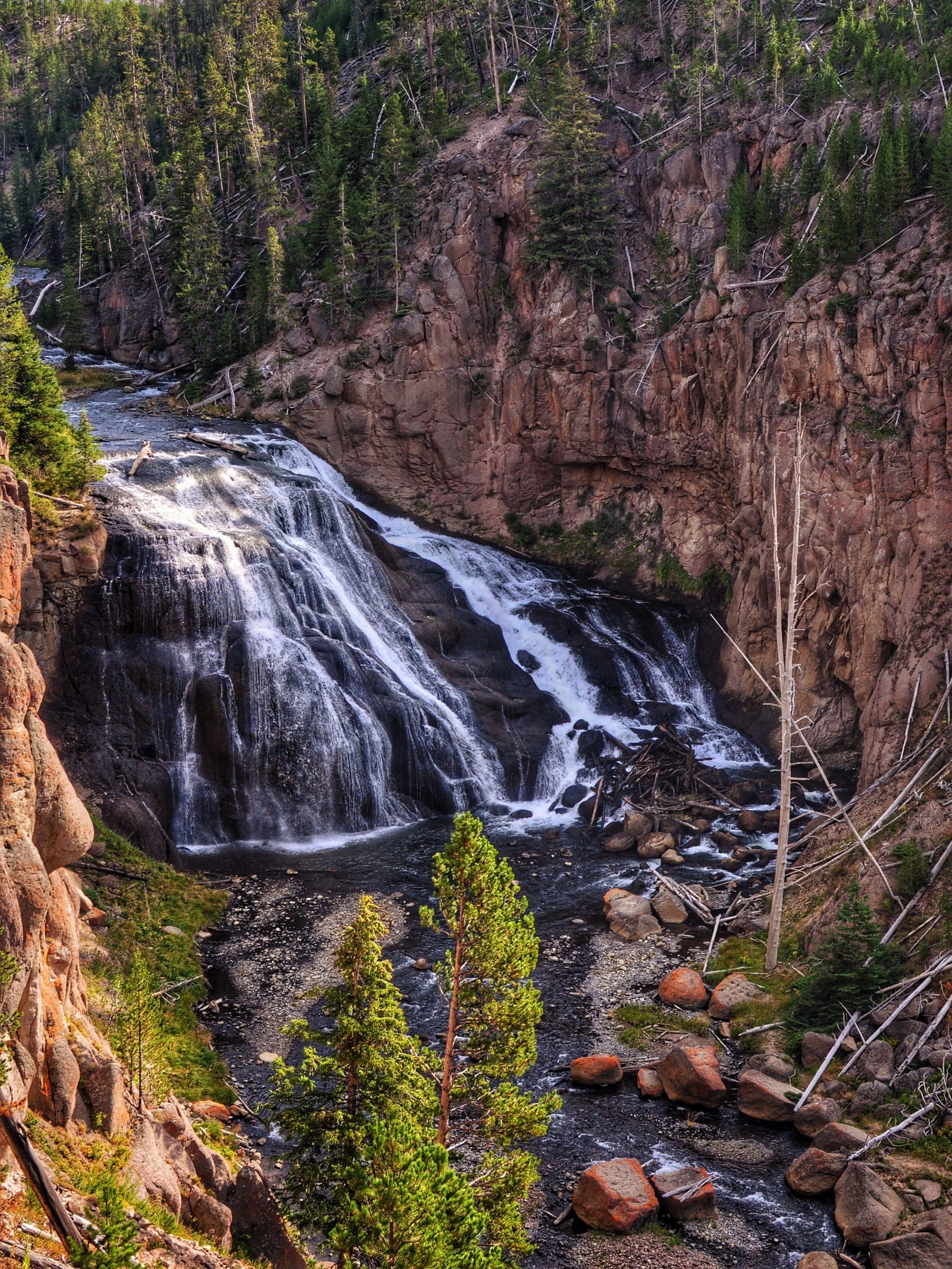 Gibbon falls yellowstone aluminumdreams waterfall 29592024050 o